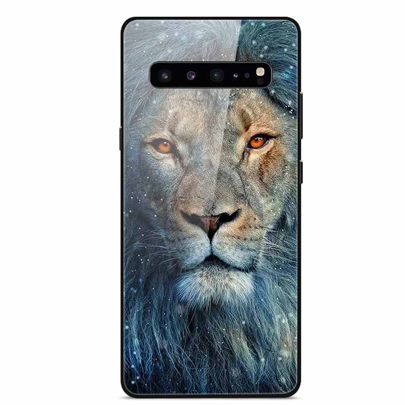 For Samsung S10 5G Case S10e S9 S8 S7 Edge Luxury Tempered Glass Hard Back Cover For Samsung Galaxy S10 Plus Lite TPU Bumper