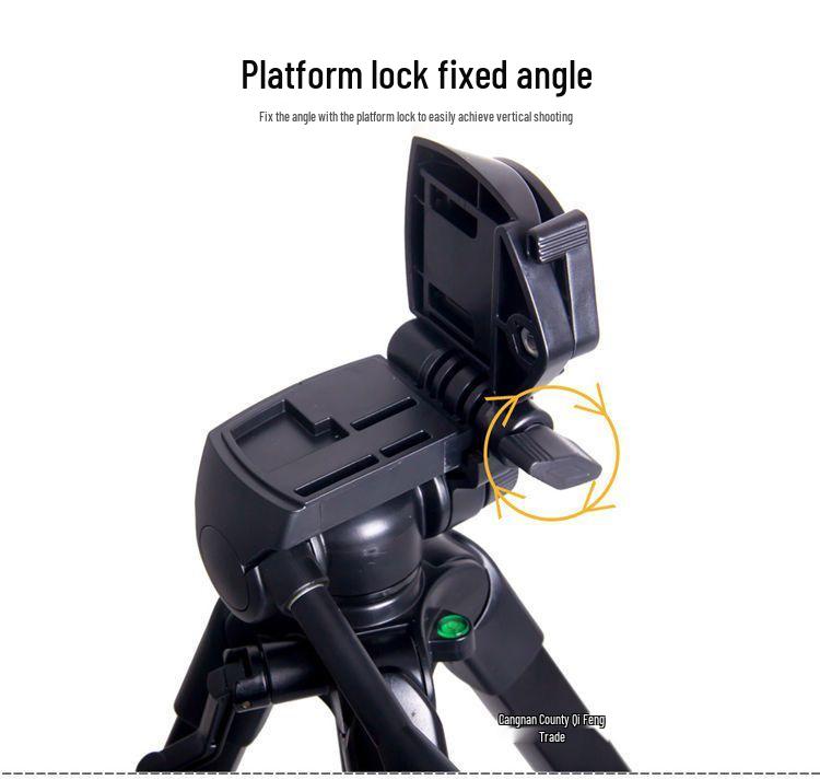 Aluminum Alloy DSLR Camera & Phone Tripod for Selfies, Videos, Photography, and Live Streaming.