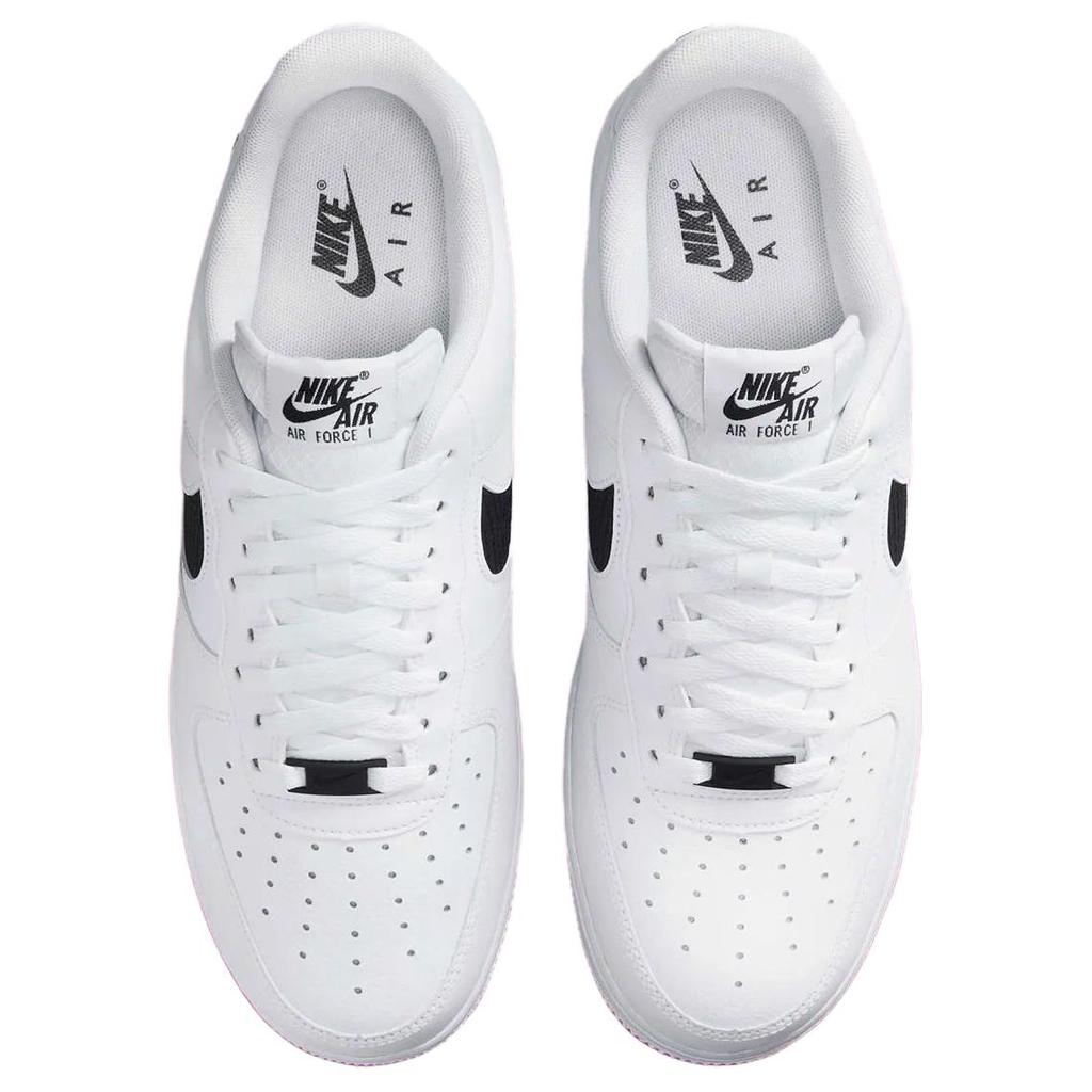 Nike Air Force 1Nylon Swoosh - Black White Men Sneakers IH4452-100