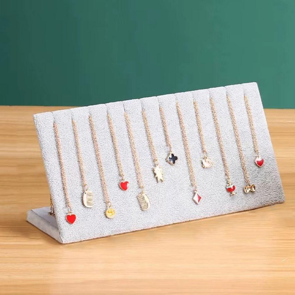 Simple Necklace Display Stand Creative Jewelry Show Rack Earring Display Board  Craft Show