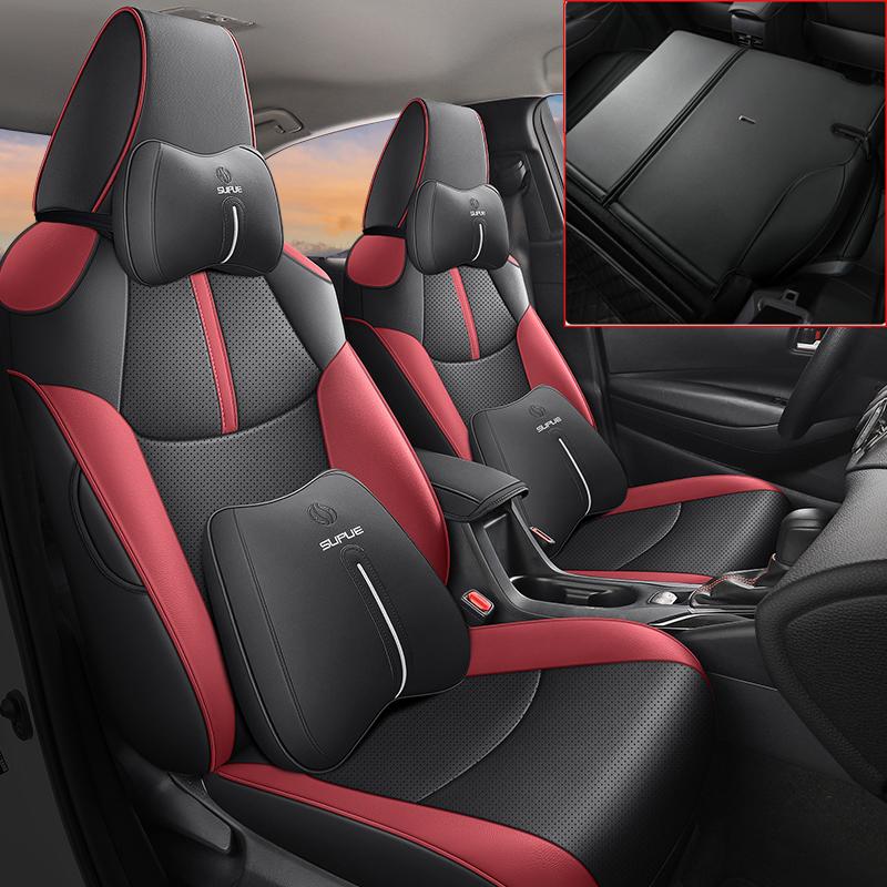 Car Special Seat Covers For Toyota Corolla Cross SUV  2025-2025 Leather Waterproof Automotive protective Cushion Accessories