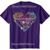 Funny Heart Shape Love Watercolor Art Teacher Artists Painter T Shirts Gift Mens Clothing Fashion Casual Loose Oversized T Shirt