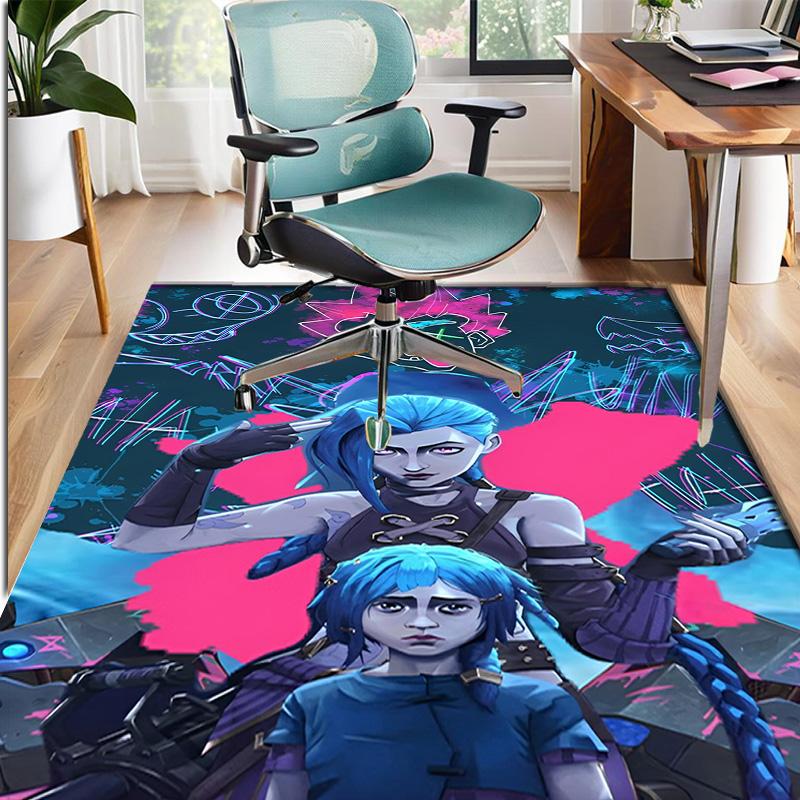 Jinx Pattern Rug, Indoor/Outdoor Mat, for Picnic, Gameroom, Bedroom, Office, Living Room, Home Decor Carpet, Birthday Gift