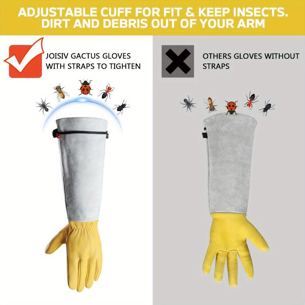 Breathable Thorn Proof Gardening Gloves Long-sleeved Rose Pruning Gloves  Outdoor