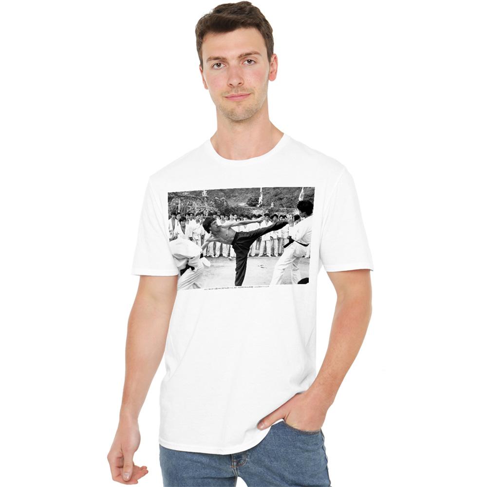 Bruce Lee Unisex Adult Kick To The Head T-Shirt