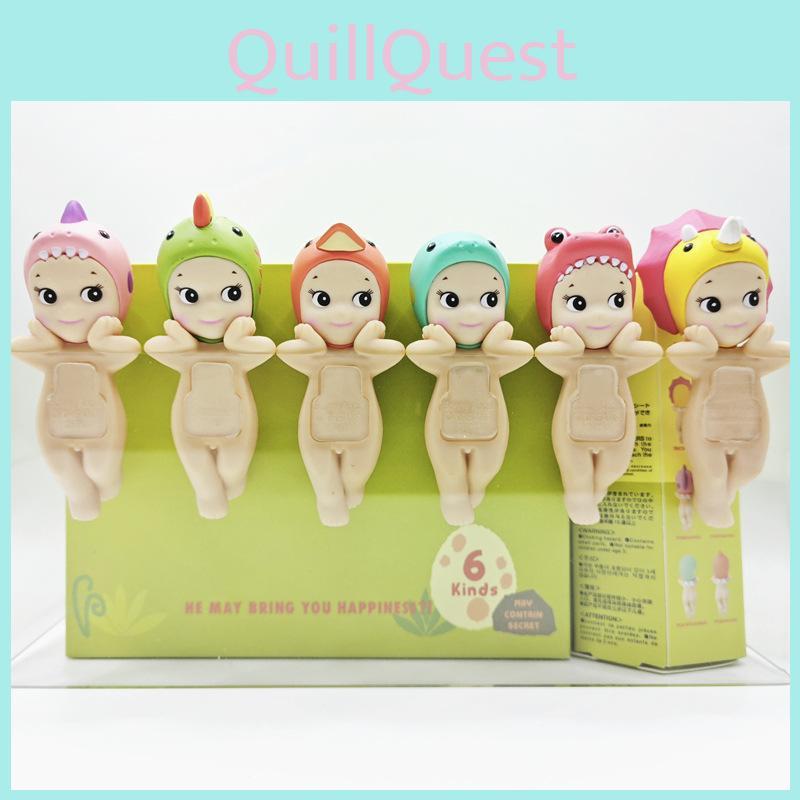Adorable Papatian Dinosaur Angel Figurines Blind Box Collectible Toys For Birthdays