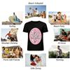 Cute Medical Element Nurse Themed Casual Printed Top Pure cotton T-shirt