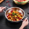 Korean-Style Ramen & Snail Noodle Pot: Stainless Steel Double-Ear Cooking Pot for Induction & Hot Pot