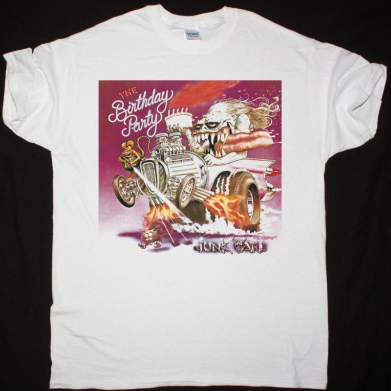 The Birthday Party Junkyard White T-Shirt Post Punk Tee XXXXL