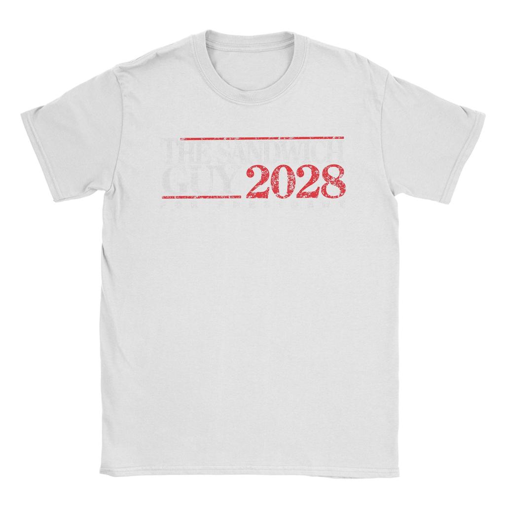 Dc Sandwich Guy Men's T Shirts  Cool Tees Short Sleeve Round Neck T-Shirt 100% Cotton Plus Size Clothes