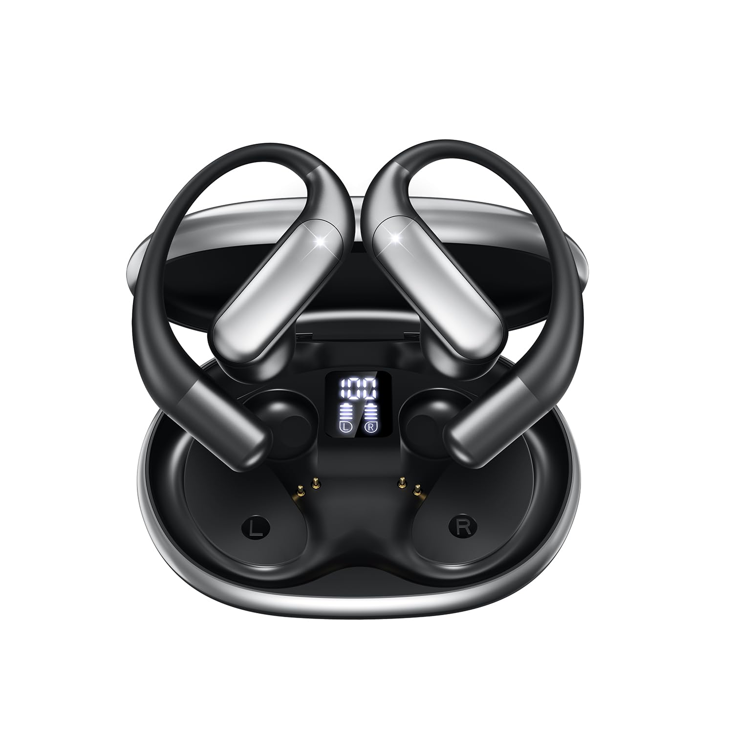 

Newly Designed Wireless Bluetooth Earbuds with Bone Conduction and Air Conduction Technology for a Comfortable Perfect for AAC No Ear 3D ENC Noise 48