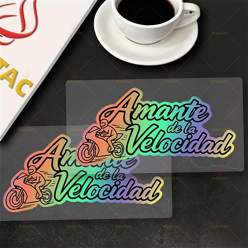1pc Original Amante De La Velocidad Motorcycle Sticker for Motorcycle Fairing Tailbox Car Body Scooter Waterproof Vinyl Decals