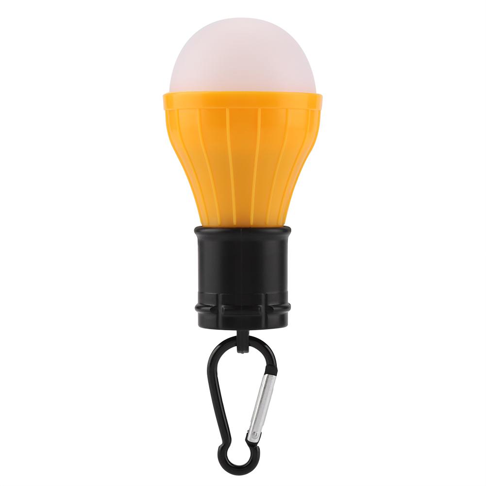 Mini Tragbare 3 LEDs Zelt Hängelaterne Outdoor Angeln Camping Licht Lampe(Gelb)