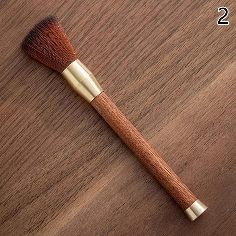 Coffee Grinder Cleaning Brush Wooden Handle Espresso Brush Dusting Coffee Powder Brush Home Kitchen Tool Coffee Accessories