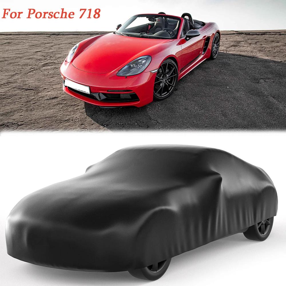

Car Cover Full Exterior Black Waterproof Sunshade Dustproof Protection For Porsche 911/718/928/968/992/Boxster/Cayman/Carrera For Porsche 718