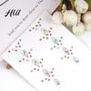 Colorful Adhesive Stickers Rhinestone for DIY Crafts Star Moon Gem Shiny Scrapbooking & Journaling Self-Adhesive Sparkling Gems Card Making Exquisite