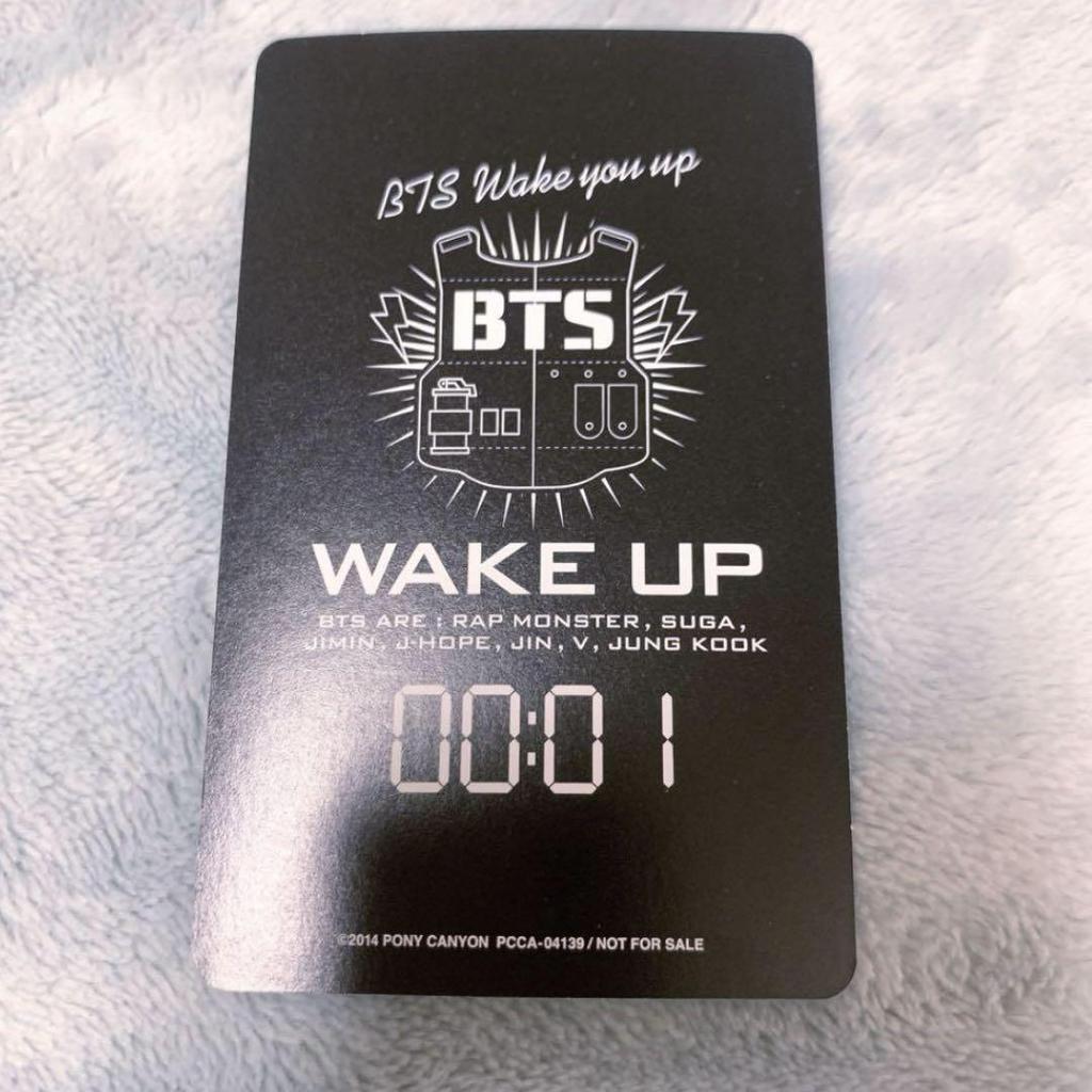 [USED] BTS Wake Up First Press Limited Edition Hoseok Trading Card