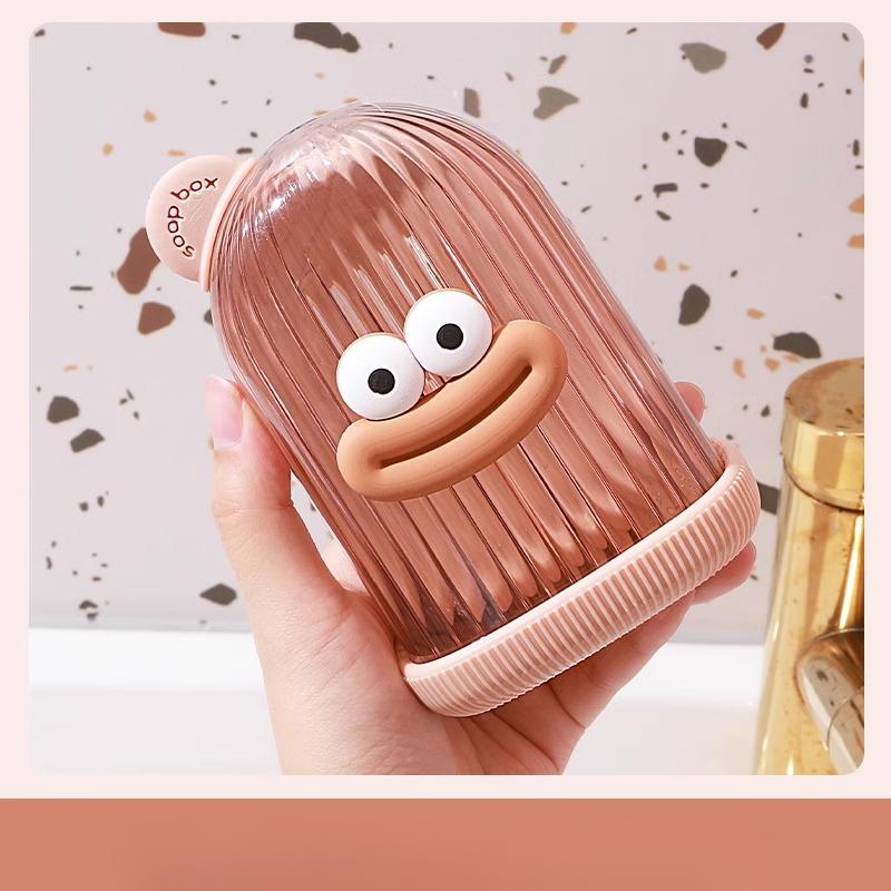 Travel Soap Box with Lid Draining Soap Box Cute and Sealed Business Trip and Travel Laundry Soap Box
