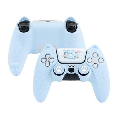 GeekShare PS5 Kontrol Cihazı Silikon Yumuşak Cilt PlayStation 5 PS5 Kontrol Cihazı Kılıfı ve Etiket Koruyucu Koruyucu Kolay PS5