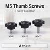 Plum Blossom Handle Screw Knob Handle Non Slip M5 Plastic Tool Freed Adjustable Steel Fastener Furnitured Mechanical Assembly