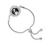Essential Oil Diffuser Bracelet Stainless Steel Aromatherapy Locket Adjustable Bracelet for Women