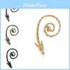 Vintage Animal Themed Alloy Ear Cuff With Electroplated Finish For Trendy Wear