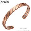 Copper Bracelets for Women Pure Copper Magnetic Cuff Bracelet Jewelry Gifts