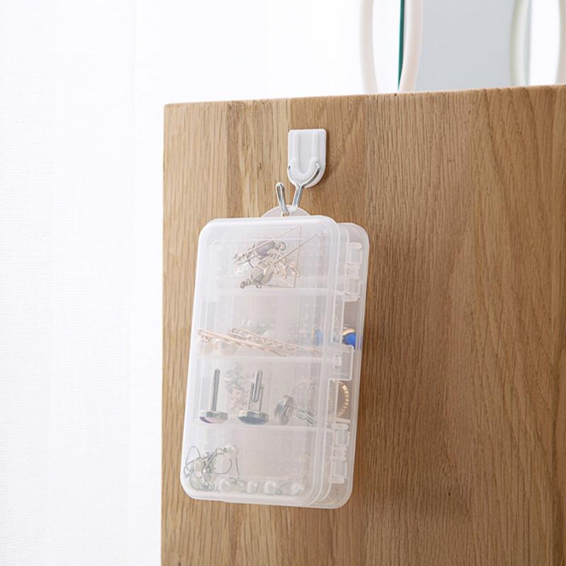 10 Grids Empty Storage Case Double Layers Jewelry Box Craft Makeup Cosmetic Accessory Beads Pills Organizer Plastic Box