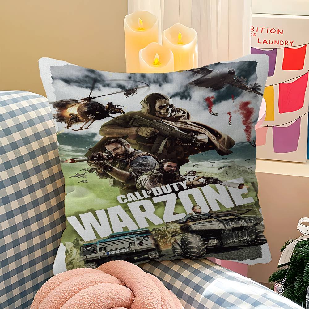 C-Call of Duty Pillowcase toon Gift Cushion Cover Bedroom Home Sofa Chair Seat Decor pillow case