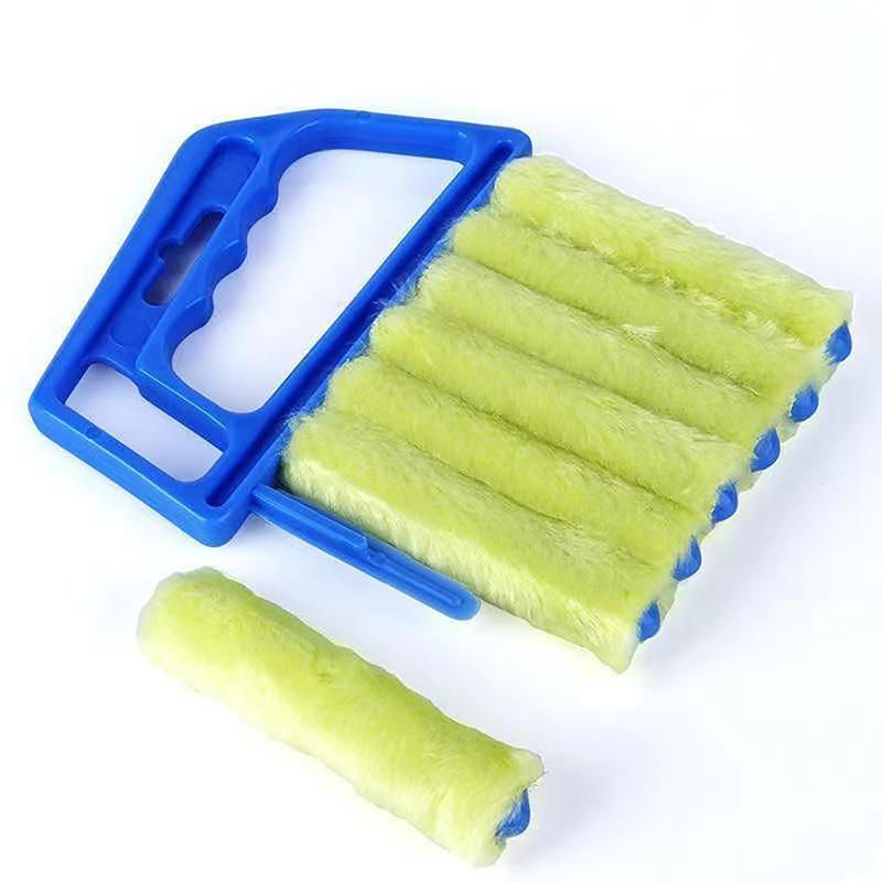 Window Cleaning Brush Microfiber Air Conditioner Cleaning Duster Cleaner Wash Venetian Blind Blade Cleaning Cloth Kitchen Tool
