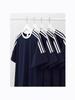 Stylish Boys' Letter Print Cotton T-Shirt, New Summer Style with Three Stripes.
