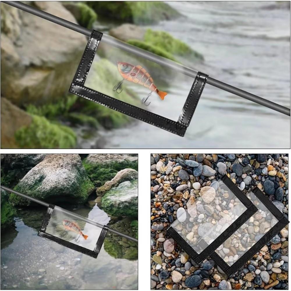 Clear PVC Fishing Lure Covers Transparent Hook Protector Bag Lure Protective Storage Bag Fishing