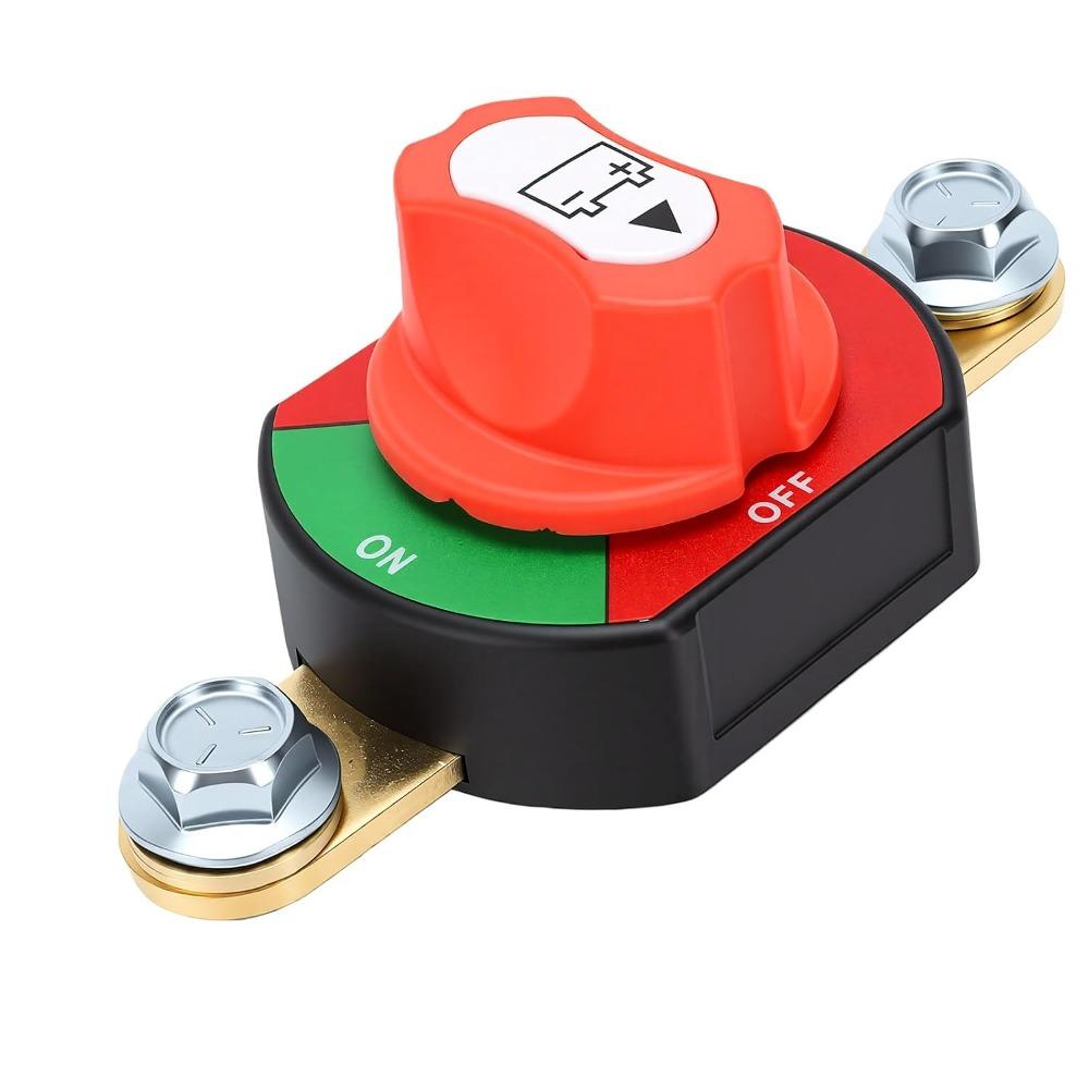 12V-24V Battery Kill Switch 300A Battery Shut Off Switch Durable Power Isolator Switch for Boat