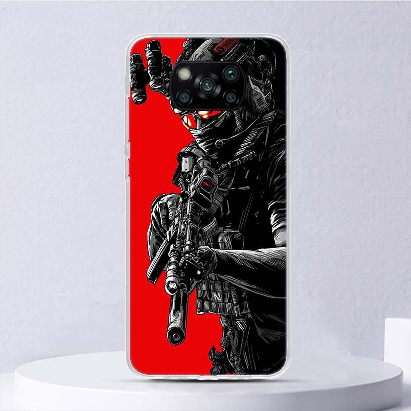 Counter Strike Cs Go Soft Case For Xiaomi Poco X7 X6 X5 X4 X3 Nfc F6 F5 Pro Phone Cover F4 Gt F3 F2 F1 M5S M4 M3 M5 Funda Coque