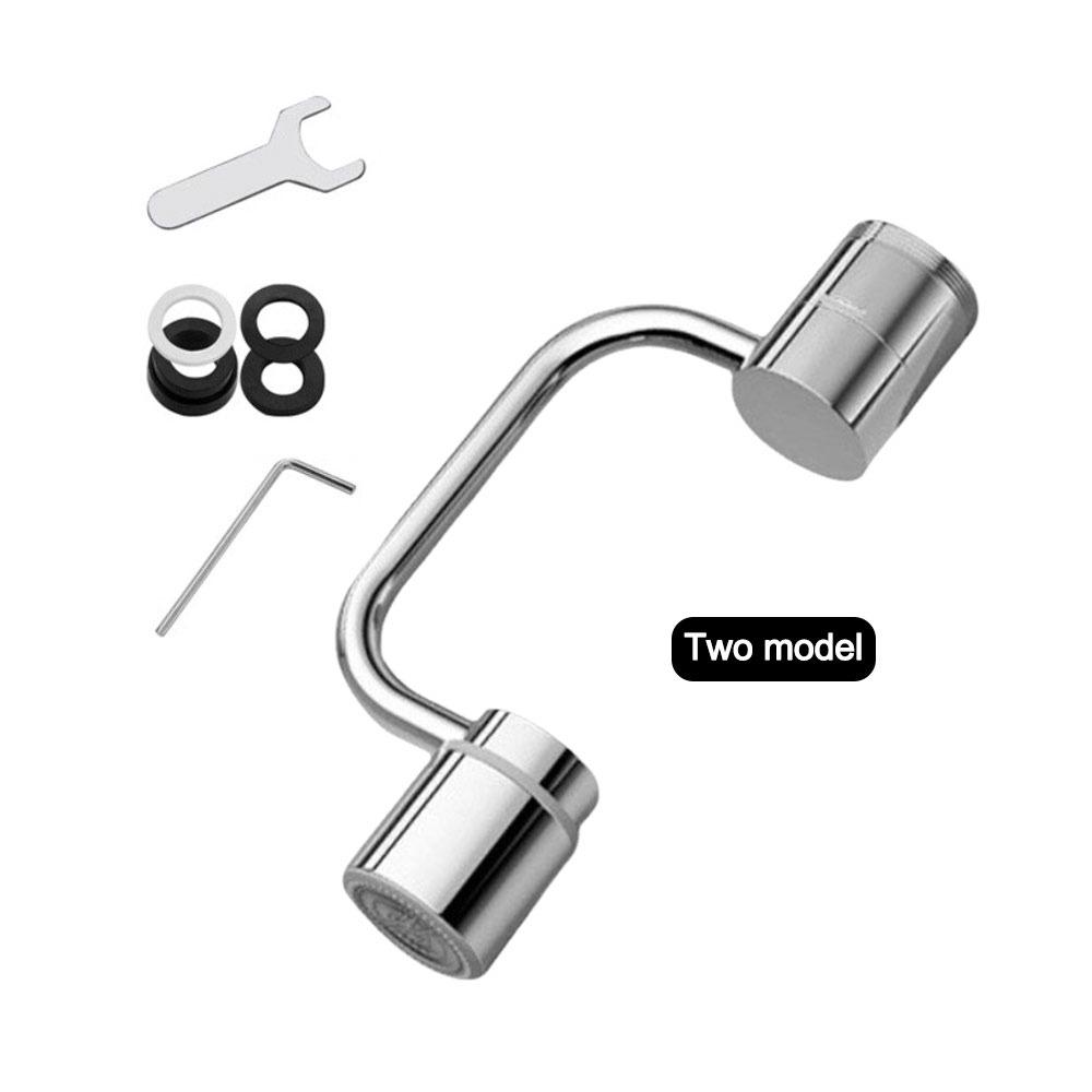 1080° Rotatable Water Faucet Aerator 2 Mode Water Filter Nozzle Bubbler Kitchen