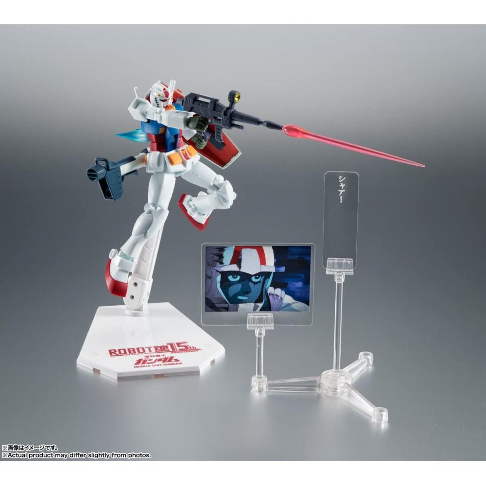Bandai SPIRITS ROBOT Spirits SIDE MS Mobile Suit Gundam RX-78-2 Gundam Ver. A.N.I.M.E. ~ROBOT Spirits 15th ANNIVERSARY~ Approximately 125mm ABS&PVC Pa