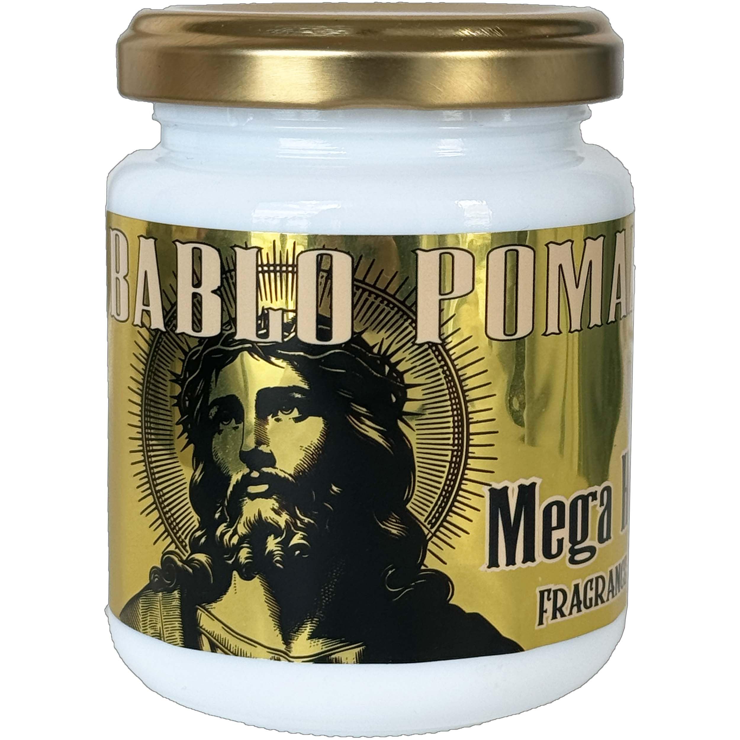 

BABLO POMADE Mega Hold Pomade for Large Capacity Hair 120g Men, Unscented, Ultra-Hard, Water-Based, Grease, золотой