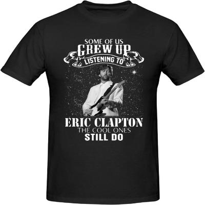 HRGGWYB Men's Eric Music Clapton Pure Cotton Summer Casual and Fashionable T-Shirt(7)