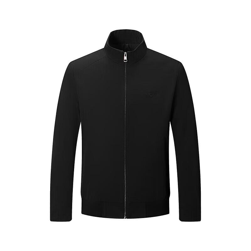 SEPTWOLVES Men's Embroidered Stand Collar Jacket