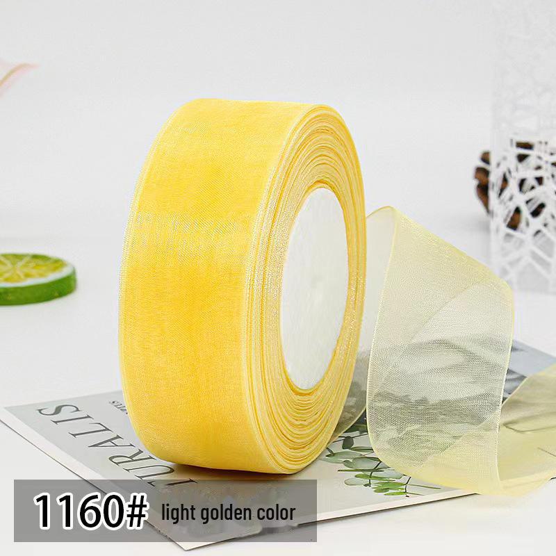 4cm Schneegarn Transparentes Band für DIY Haaraccessoires und Geschenkverpackung