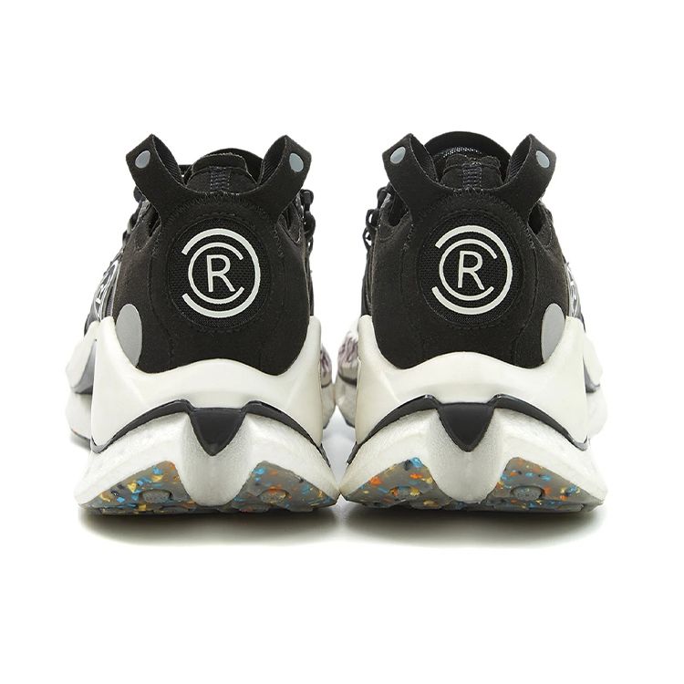 Li-Ning Shadow Running Shoes Low-Top with Shock Absorption, Anti-Slip, Wear-Resistant, Breathable, and Lightweight Bounce Men Sneaker Black AZGS021-2