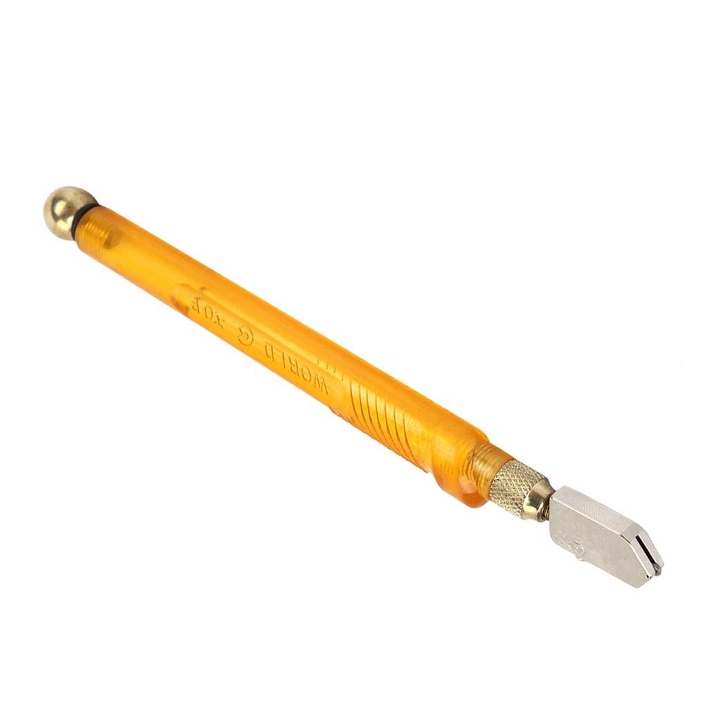 Diamond Glass Cutter Roller Glass Cutter DIY Tile Mirror Diamond Minerals Cutting Tools Antislip Metal Handle Glass Cutter