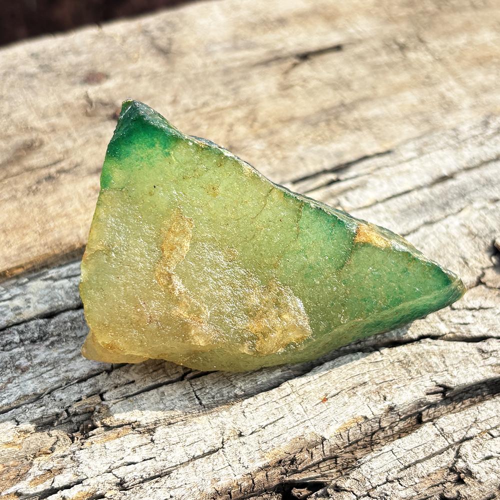 CERTIFIED Natural Green Fluorite Uncut Rough 757.80 Ct Earth Mined Gemstone
