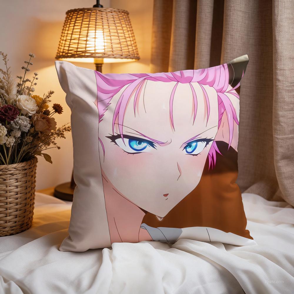 sShikimoris Not Just aCuties Cushion Cover Premium Comfort Reversible Pillow Cove -Two In One Design for Any Room & Car Interior