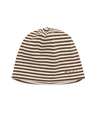 AMES-WORLDWIDE Jersey Stripe Beanie Brown