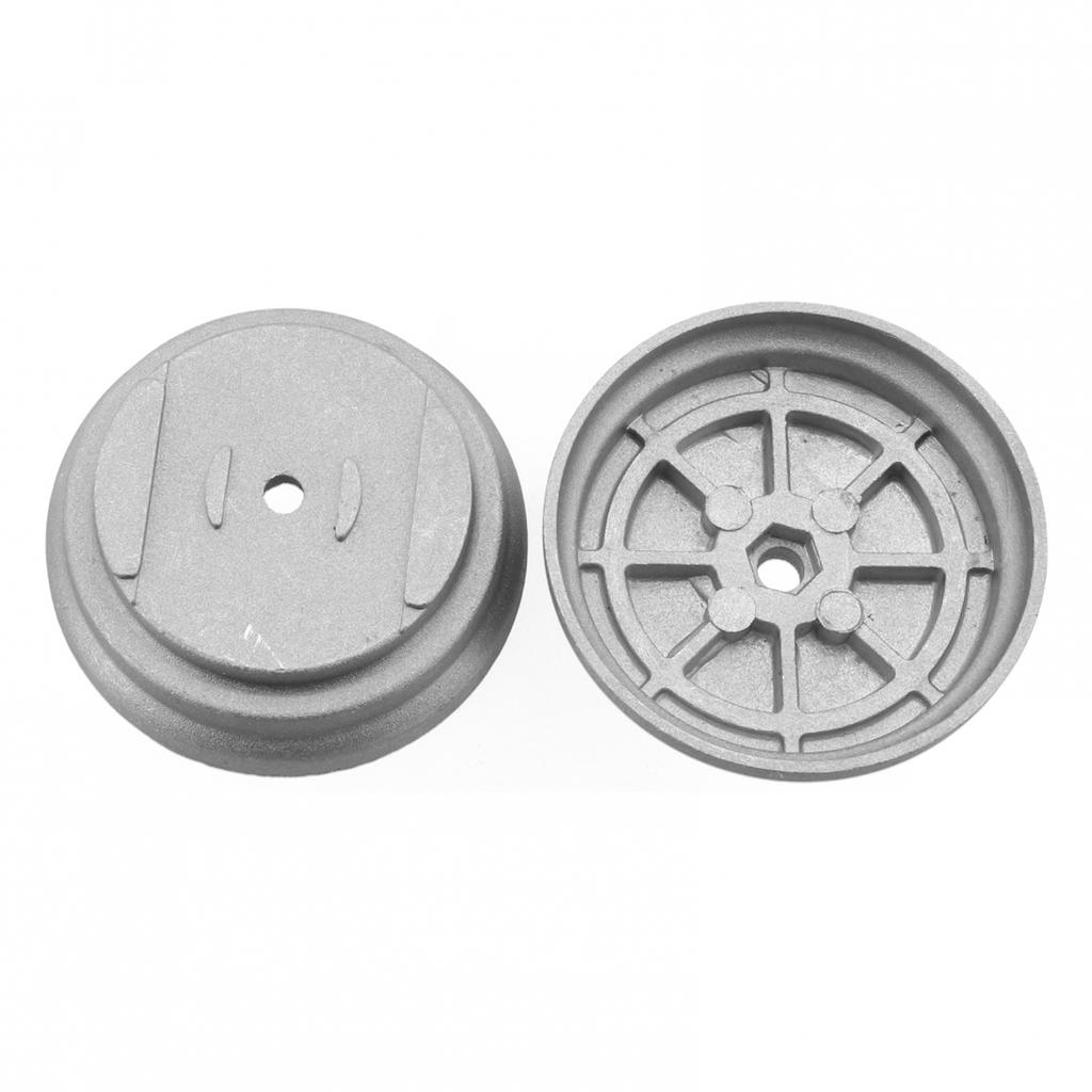 Stainless Steel Grass Cover Guard Blade Base for Electric Mowers 2 Piece Set