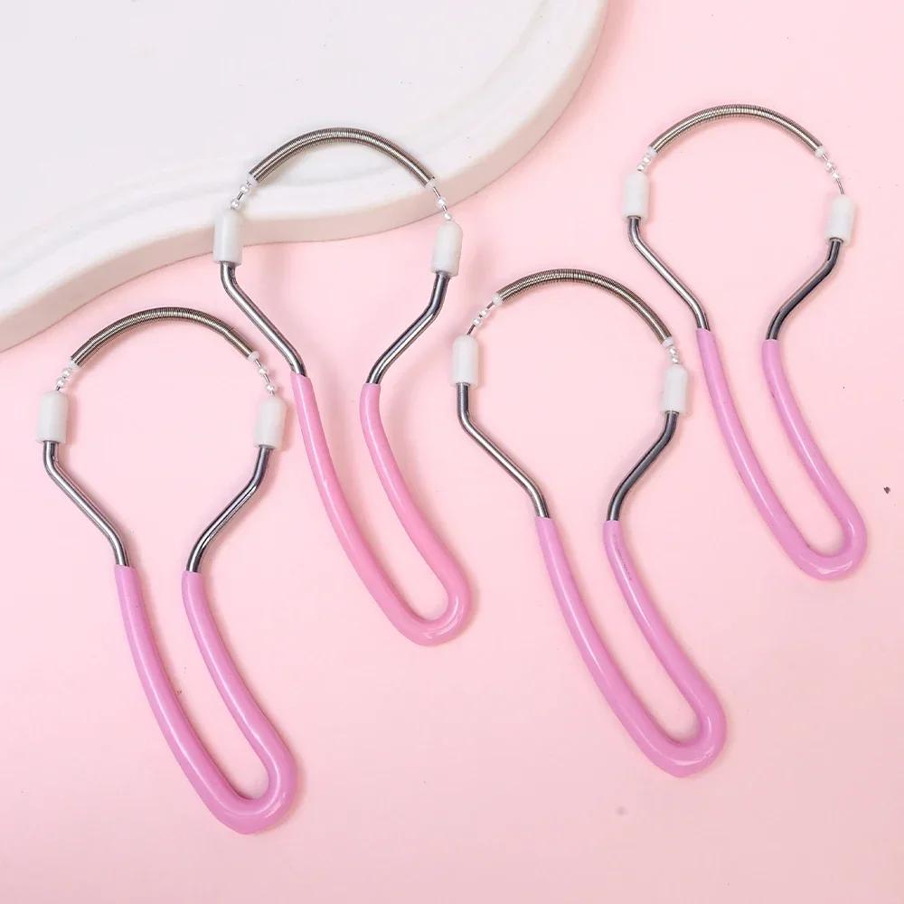 Face Epilator Fine Hair Fetal Hair Manual Spring Facial Hairs Removal Painless Remove Unwanted Hair On Upper Lip Chin Neck Tools