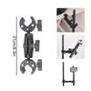 1 Piece Bike Motorcycle Handlebar Support Bracket Camera Super Clamp Mount Holder For Go Pro 13 12 11 Insta360 X3 X4 Dji Parts