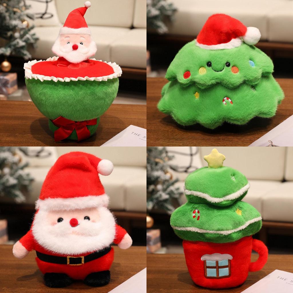 Christmas Santa Claus Plush Toy With Soft Filling For Festive Gift And Party Decor