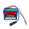 12V 4500mAh 18650 Lithium Battery Pack for Outdoor Speakers and LED Light Toys